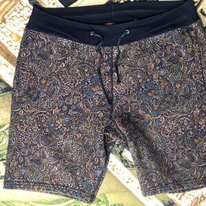 Supreme Paisley Sweat Shorts 2011 Blue Navy L Box Logo Vintage PCL Floral RARE